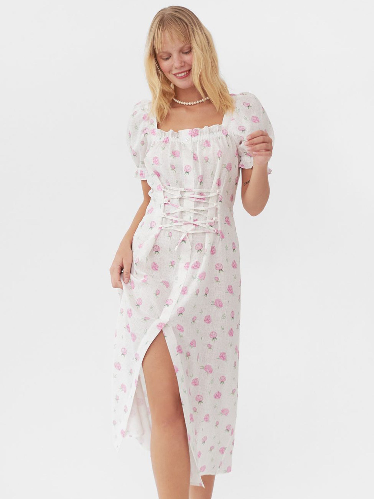 Sleeper Women's Marquise Linen Dress Sleeper Women's Marquise Linen Dress