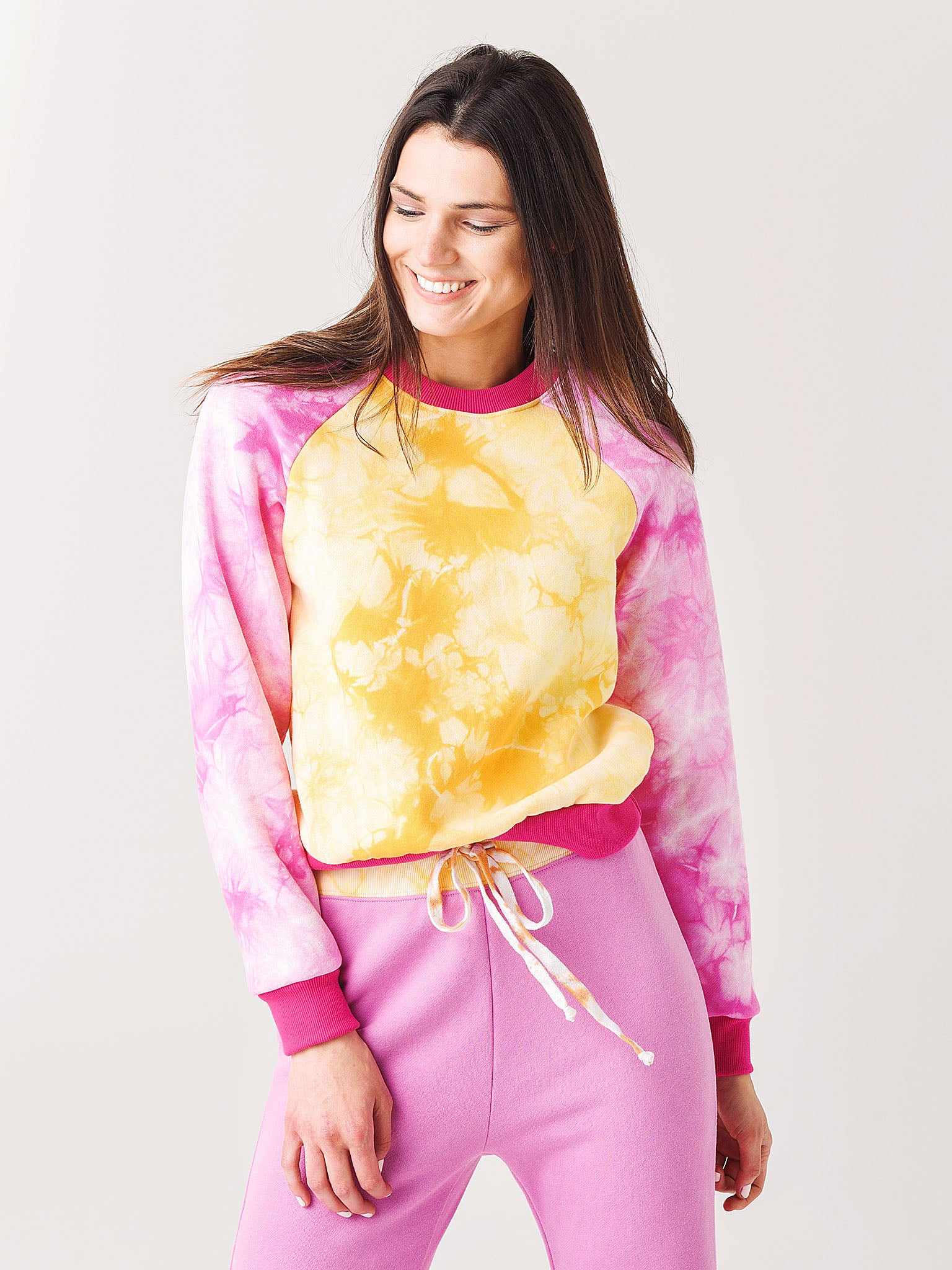 Warm Women's "Laid Back" Crew Sweatshirt - Saint Bernard