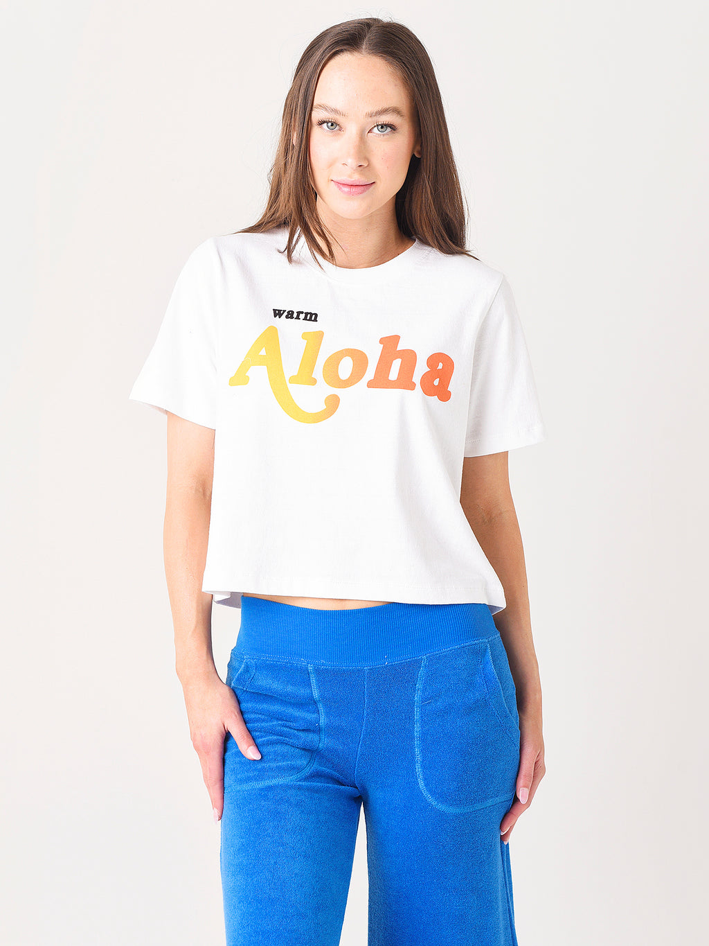 Warm Women's Aloha "Tomboy" Tee - Saint Bernard