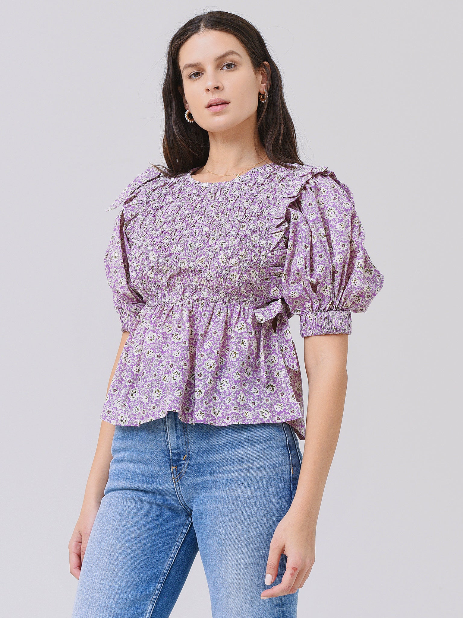 Sea Women's Ida Smocked Top - Saint Bernard