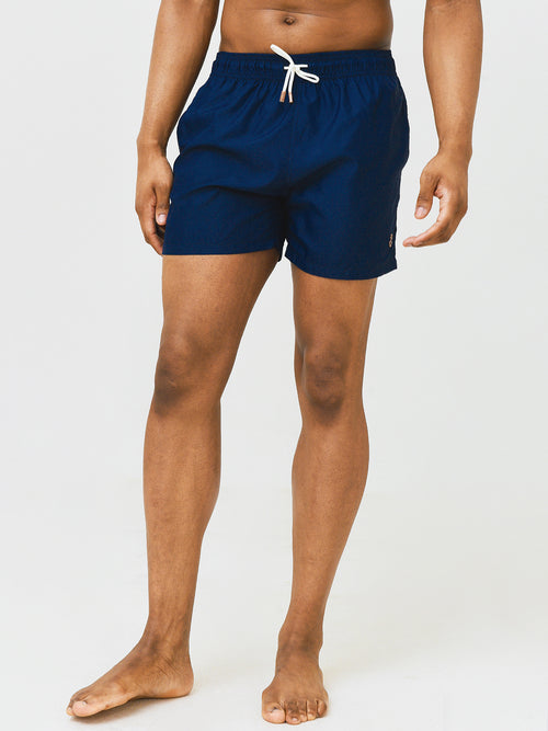 Retromarine Men's Classic Navy Swim Trunk
