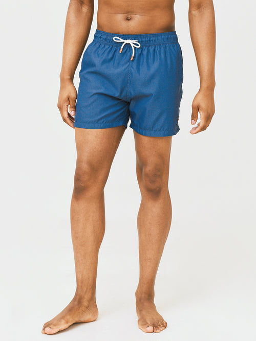 Retromarine Men's Whale Blue Swim Trunk