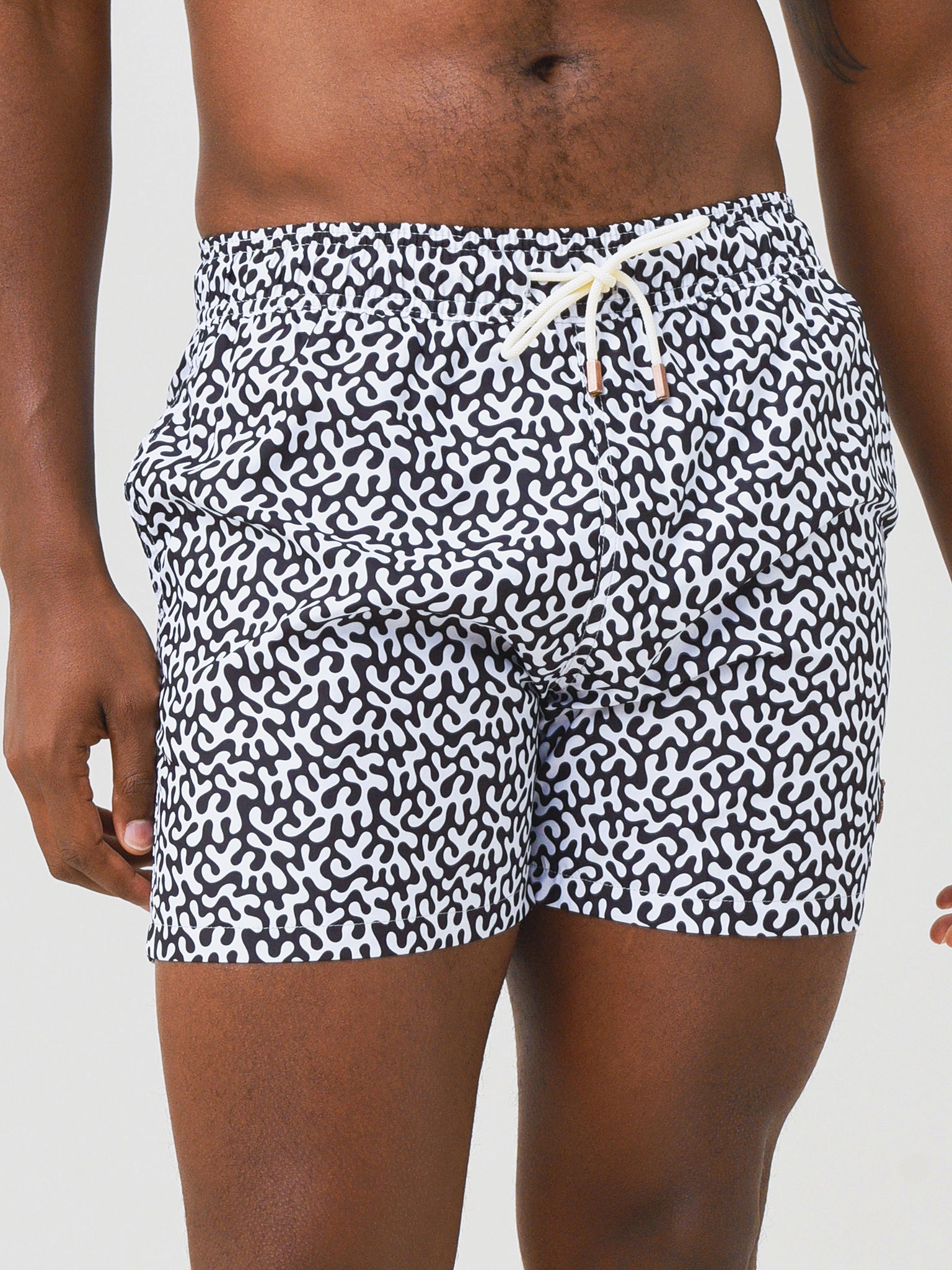 Retromarine Men's Coral Swim Trunk - Saint Bernard