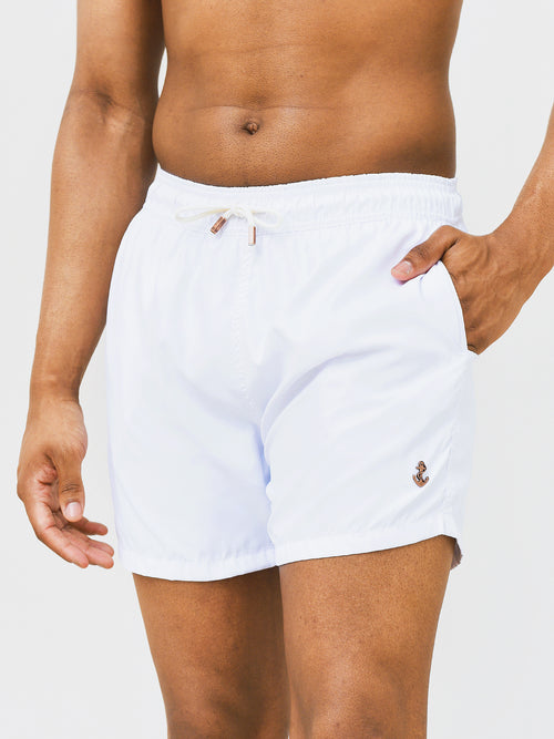 Retromarine Men's Off White Swim Trunk