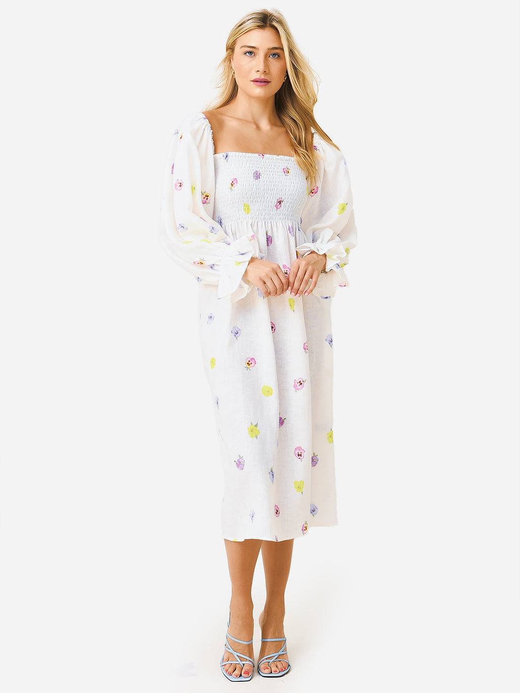 Sleeper Women's Atlanta Linen Dress - Saint Bernard