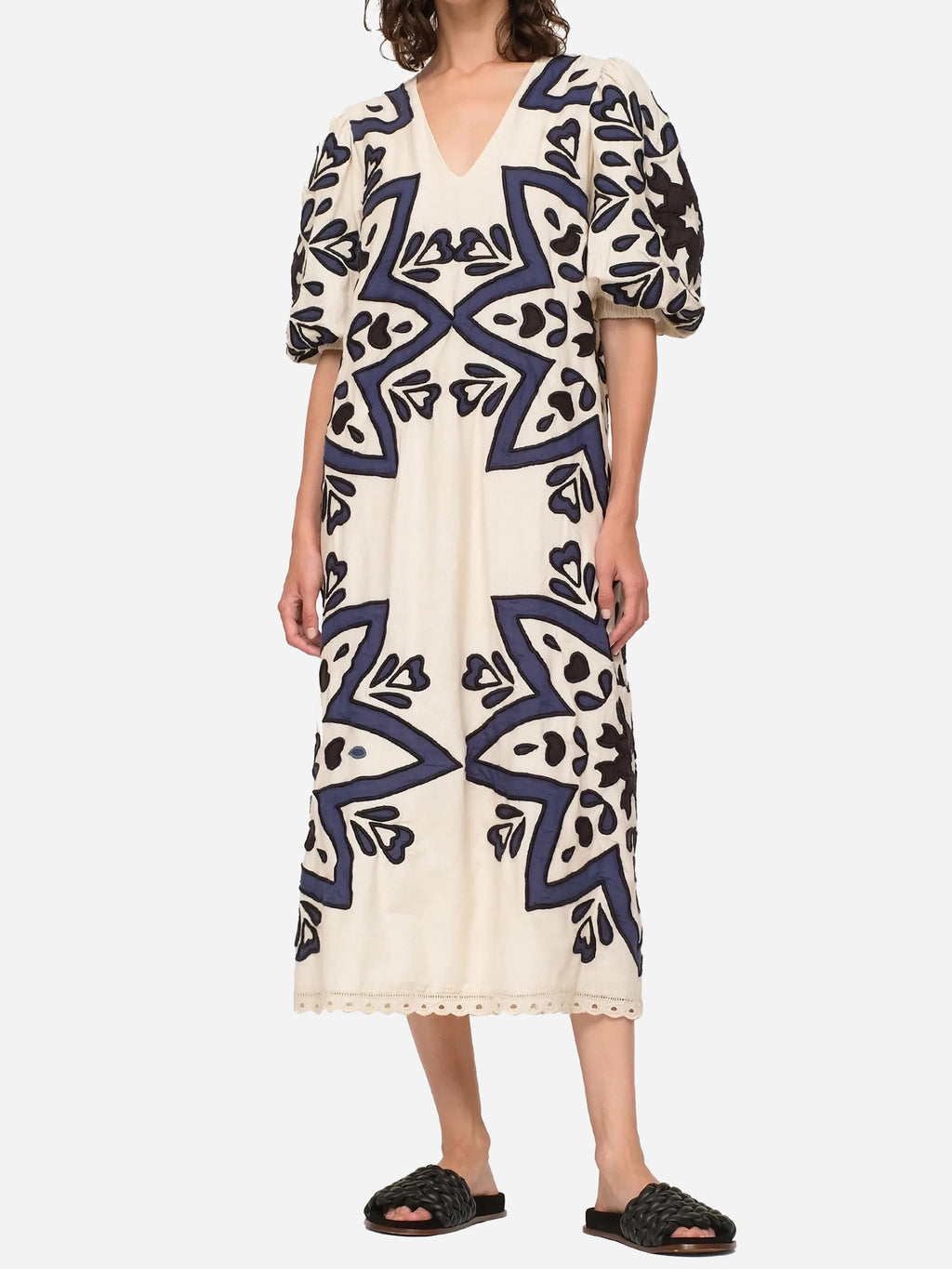 SEA Women's Kaia V-Neck Dress - Saint Bernard