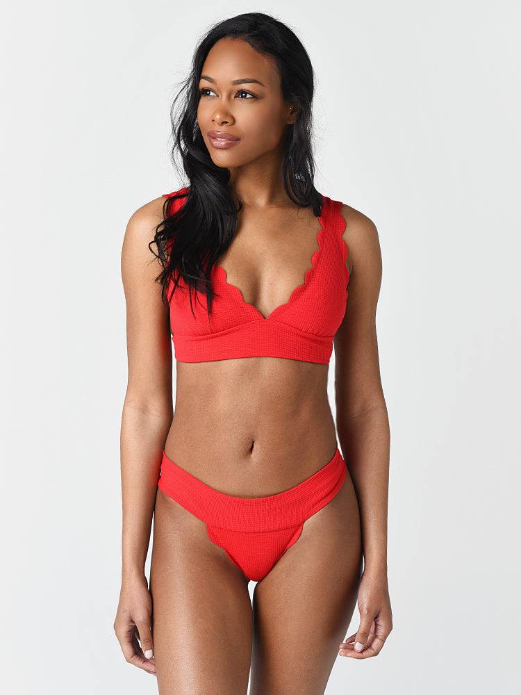 Marysia Women's Wide Santa Clara Bikini Top - Saint Bernard