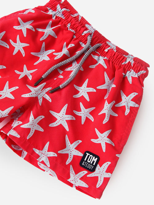 Tom & Teddy Boys' Starfish Swim Trunk
