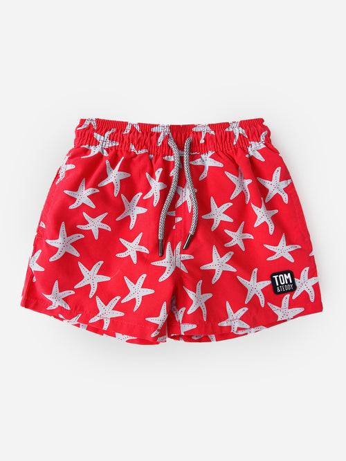 Tom & Teddy Boys' Starfish Swim Trunk