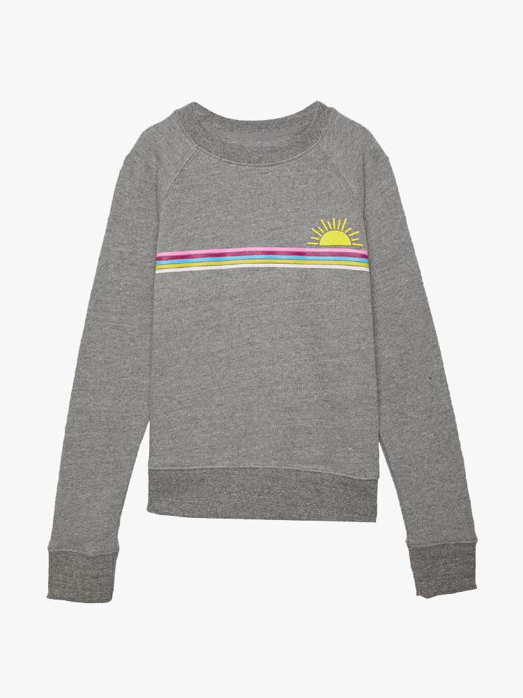 Spiritual Gangster Girls' Trust Raglan Crewneck - Saint Bernard