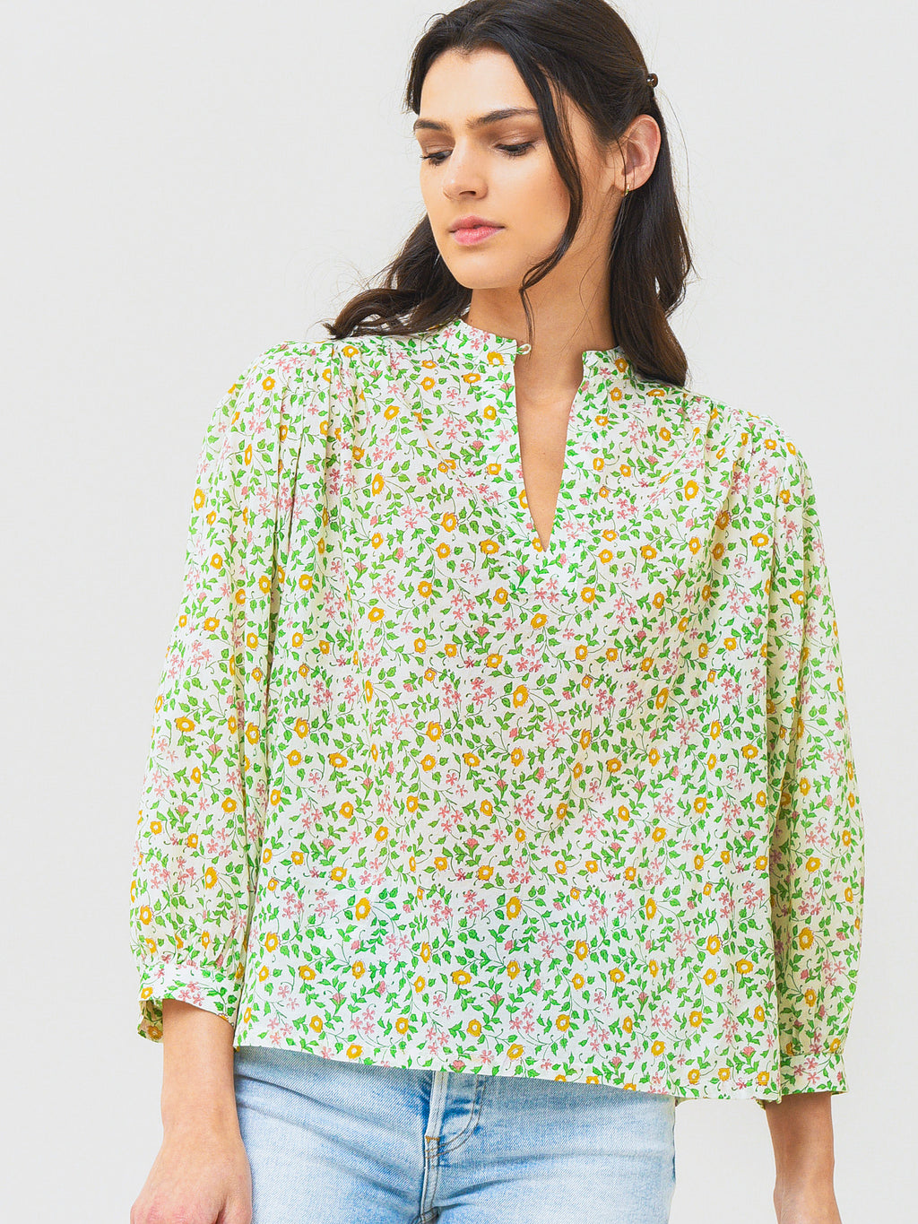 Trovata Women's Bailey Blouse - Saint Bernard