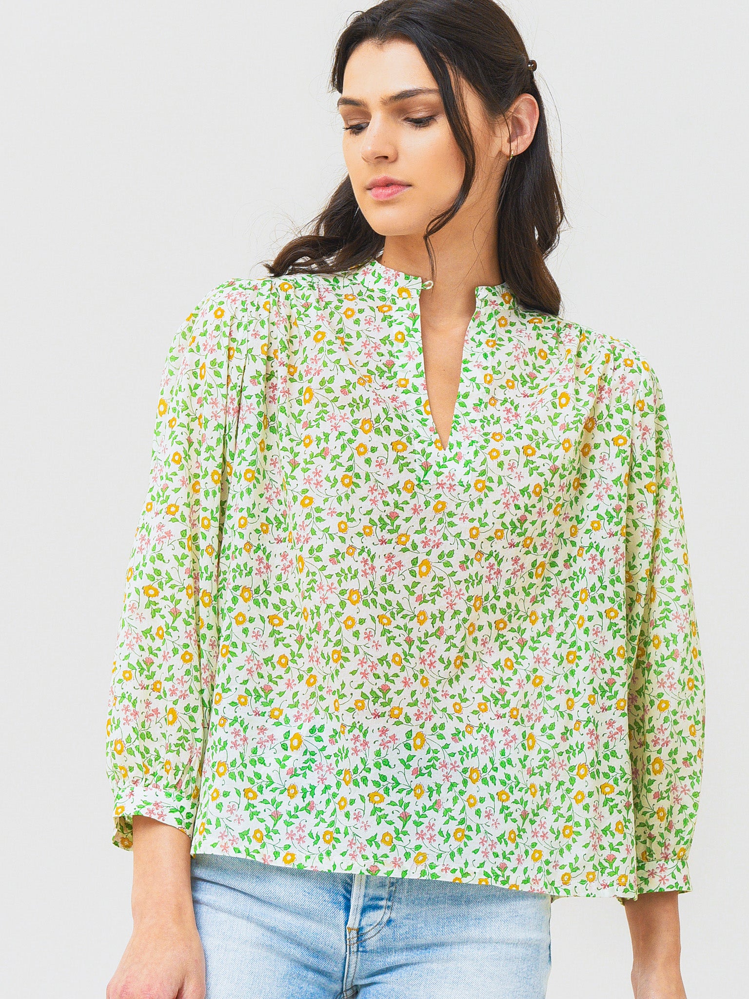 Trovata Women's Bailey Blouse - Saint Bernard