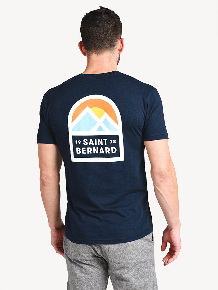 Saint Bernard Men's Sunset Mountains Tee