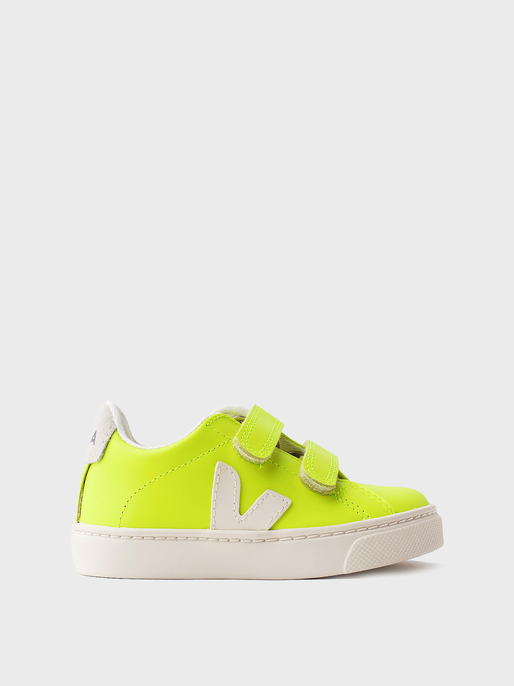 Veja Kids' Small Esplar Velcro Leather Sneaker - Saint Bernard