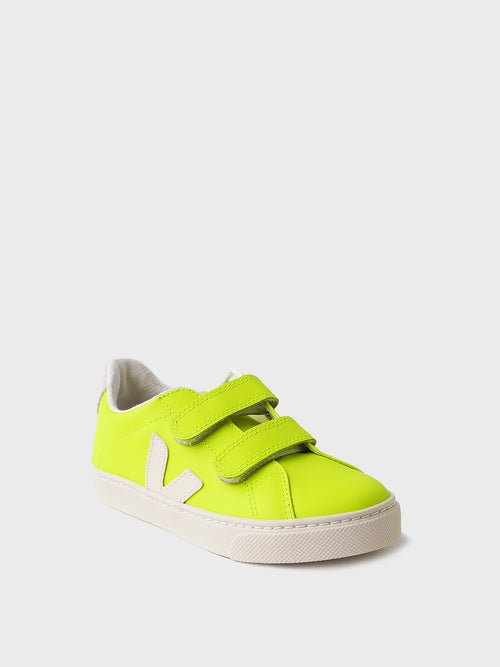 Veja Kids' Small Esplar Velcro Leather Sneaker