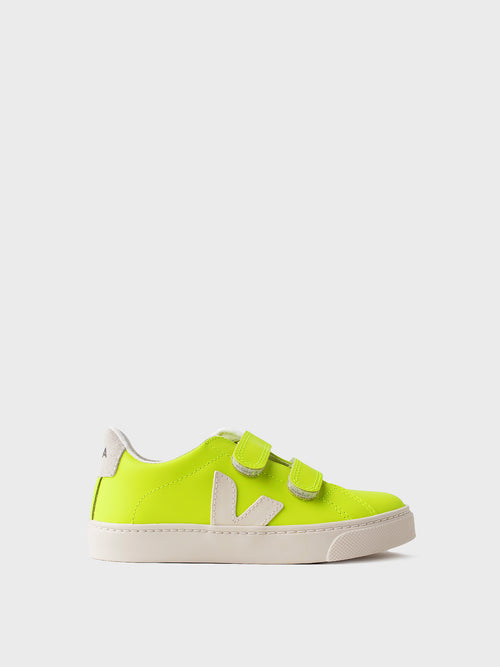 Veja Kids' Small Esplar Velcro Leather Sneaker