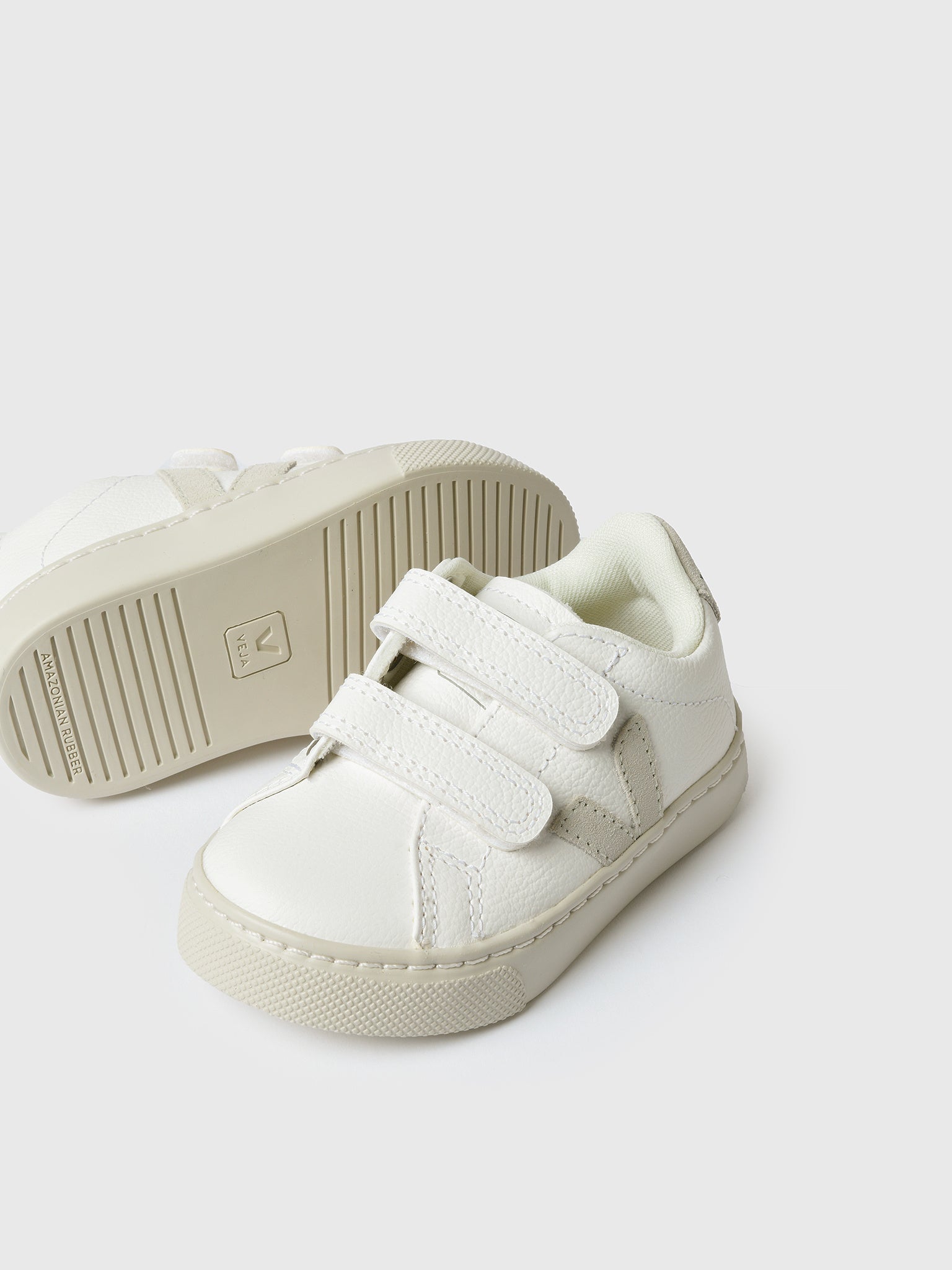VEJA Kids' Small Esplar Chromefree Leather Sneaker - Saint Bernard
