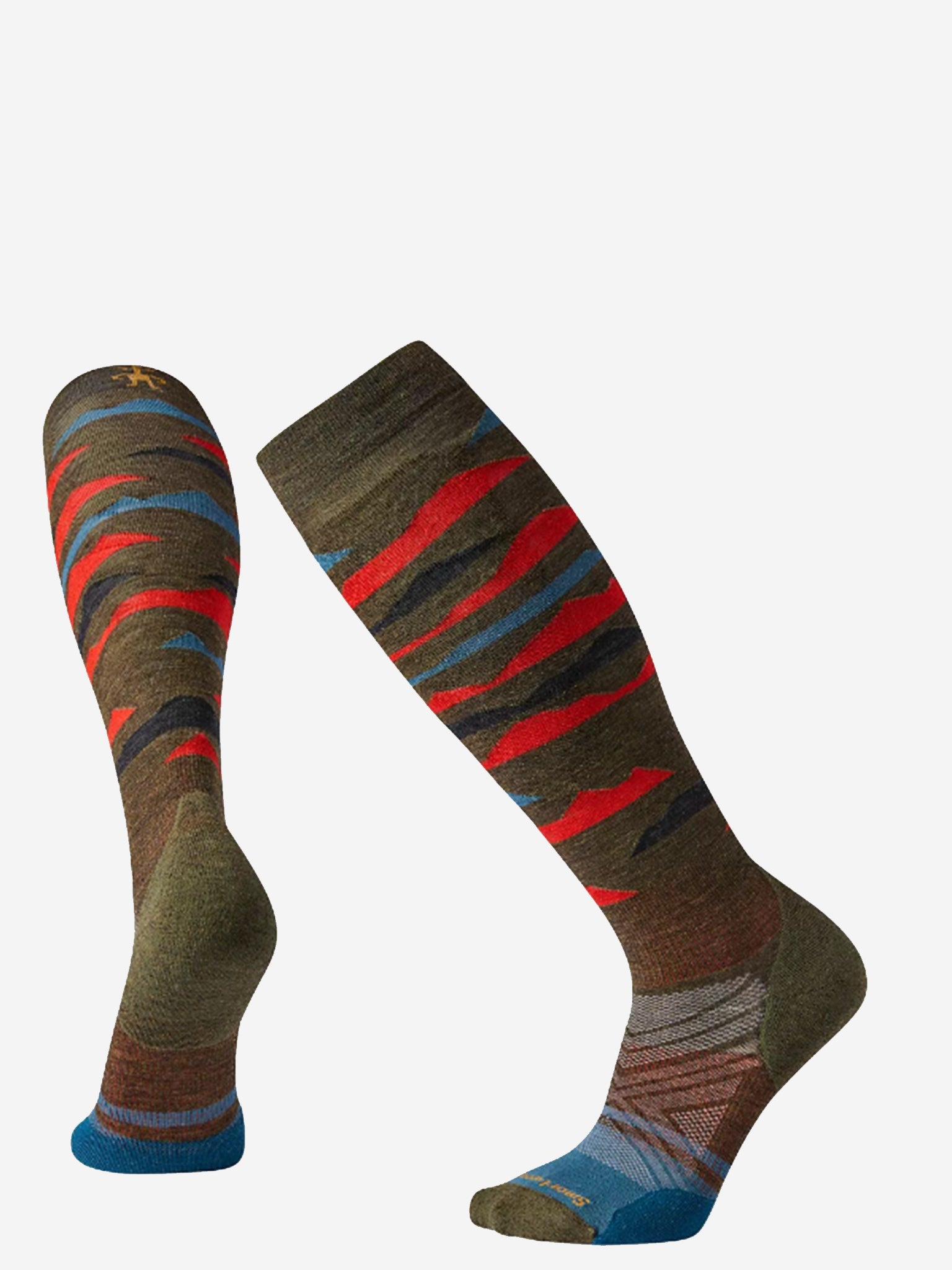 Smartwool Men's PhD Ski Light Elite Pattern Sock - Saint Bernard