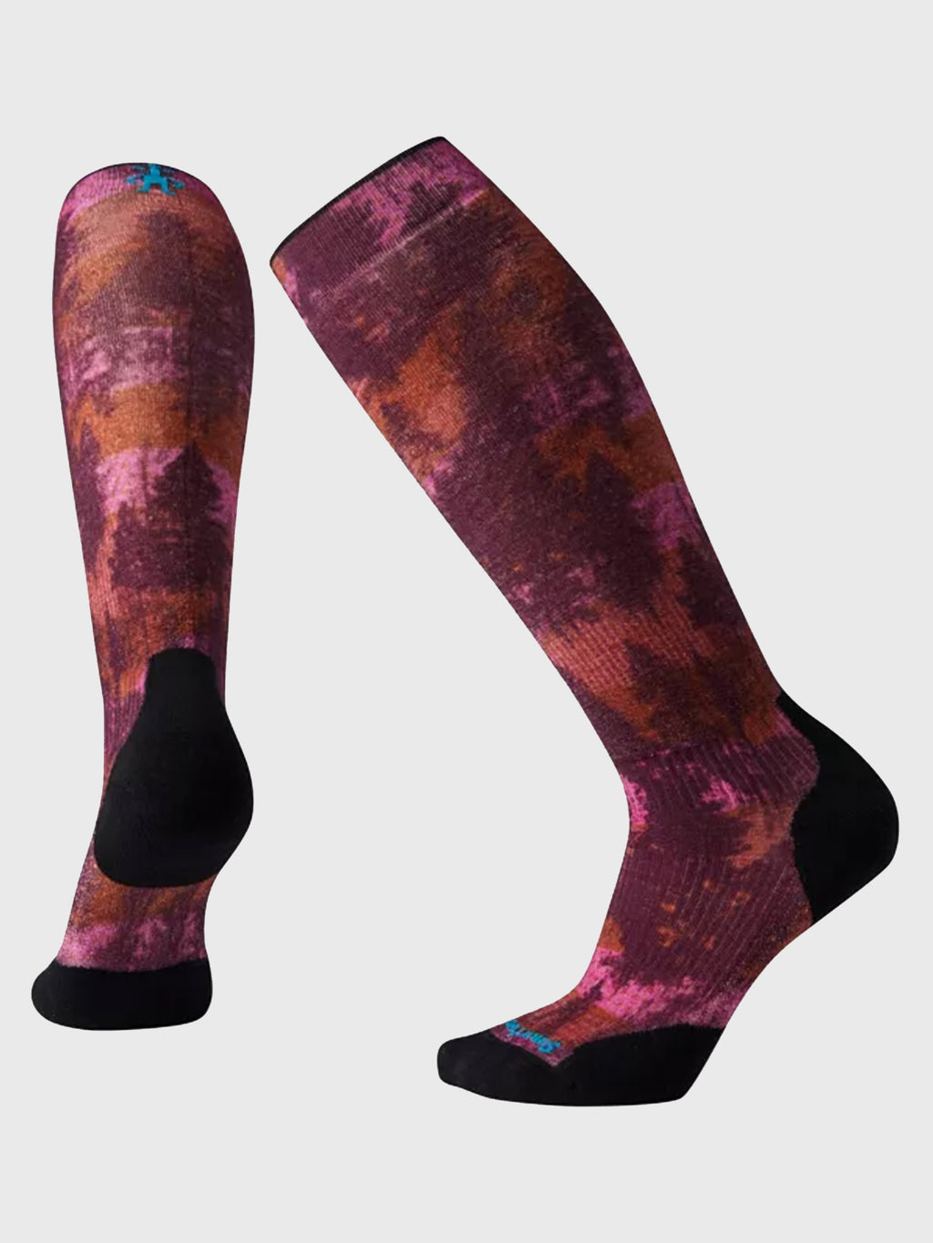 Smartwool Women's PhD Snow Light Elite Print Sock - Saint Bernard