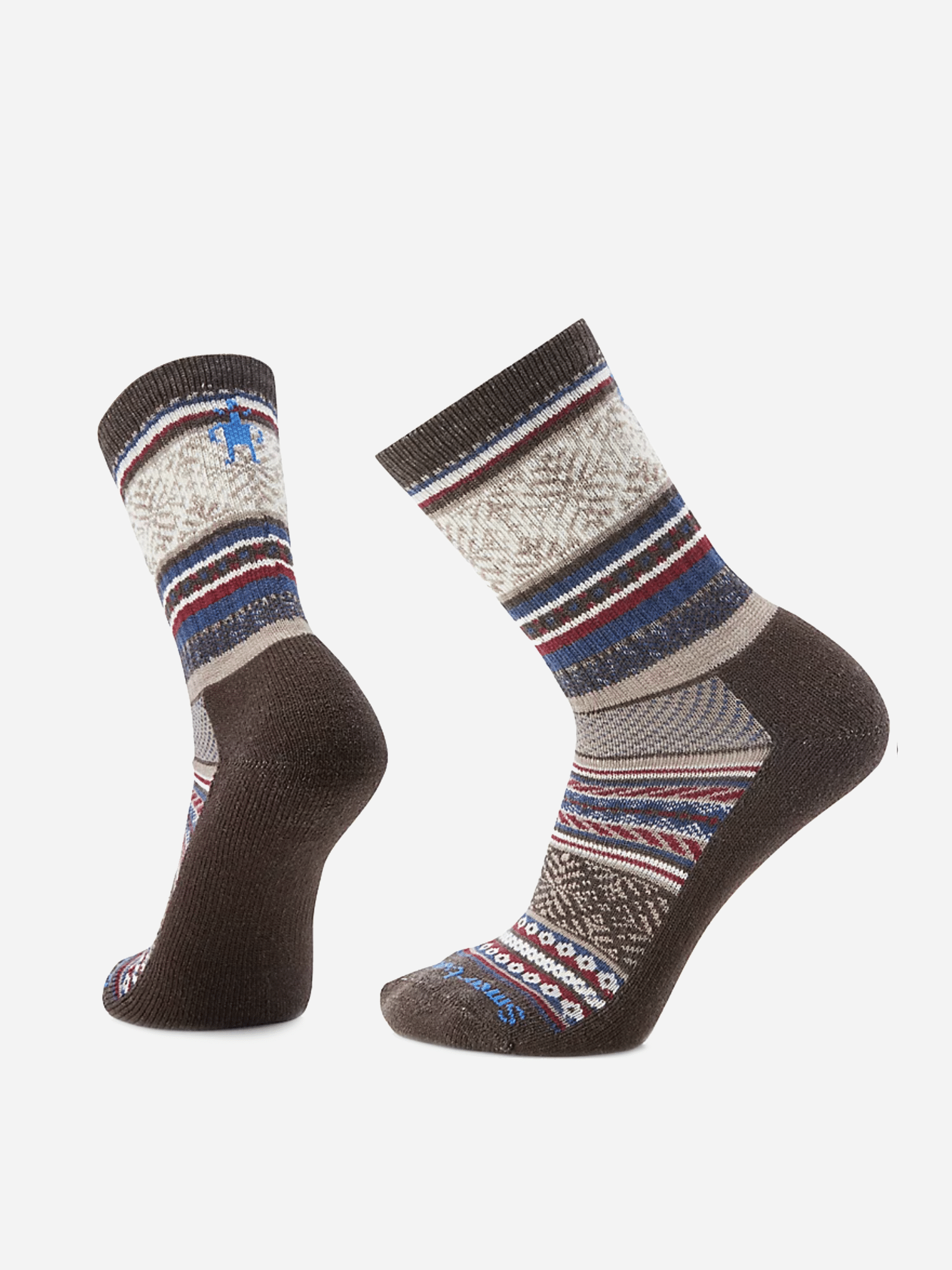Smartwool Everyday Fair Isle Sweater Crew Socks - Saint Bernard