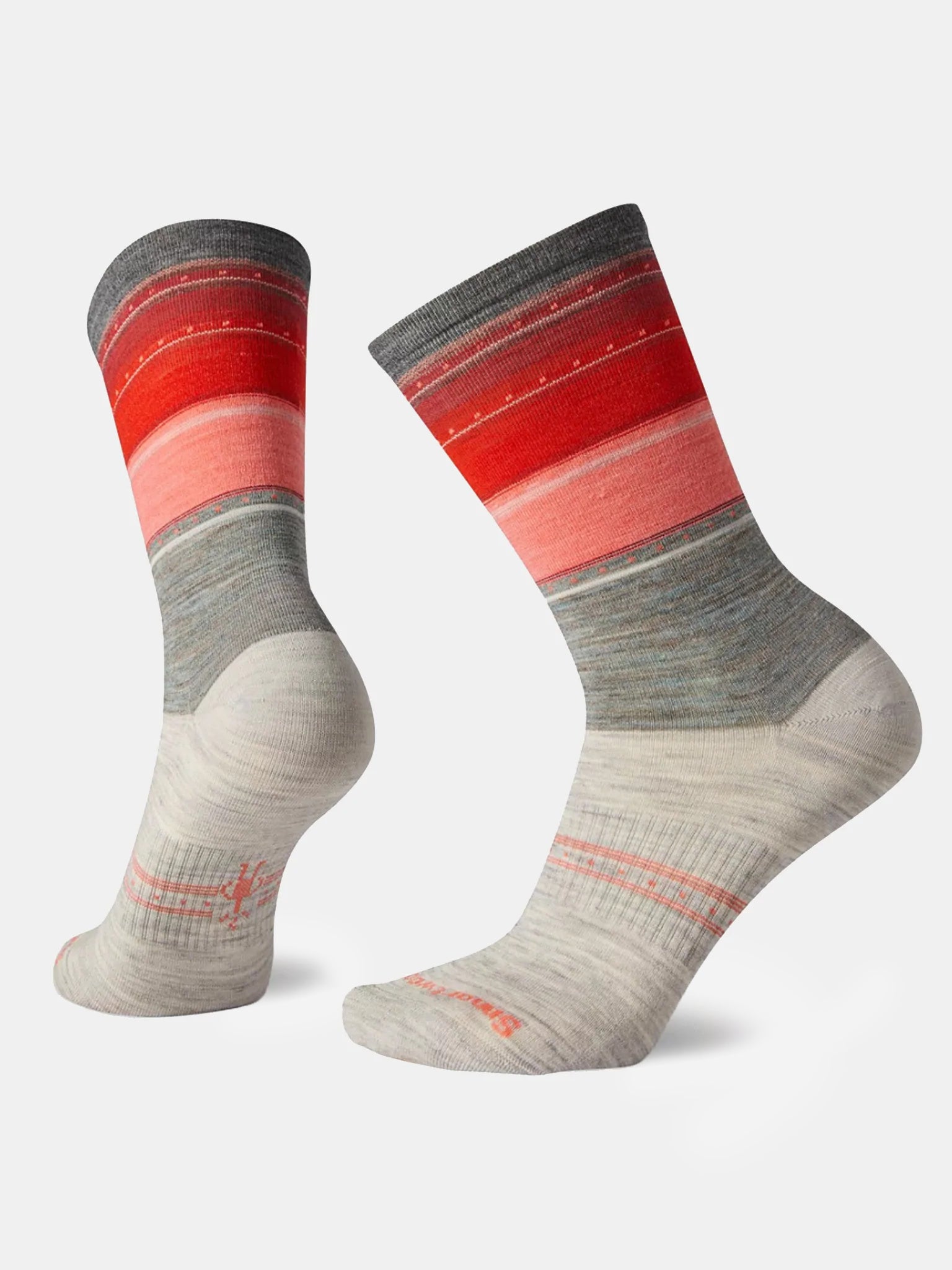 Smartwool Women's Sulawesi Stripe Crew Sock - Saint Bernard
