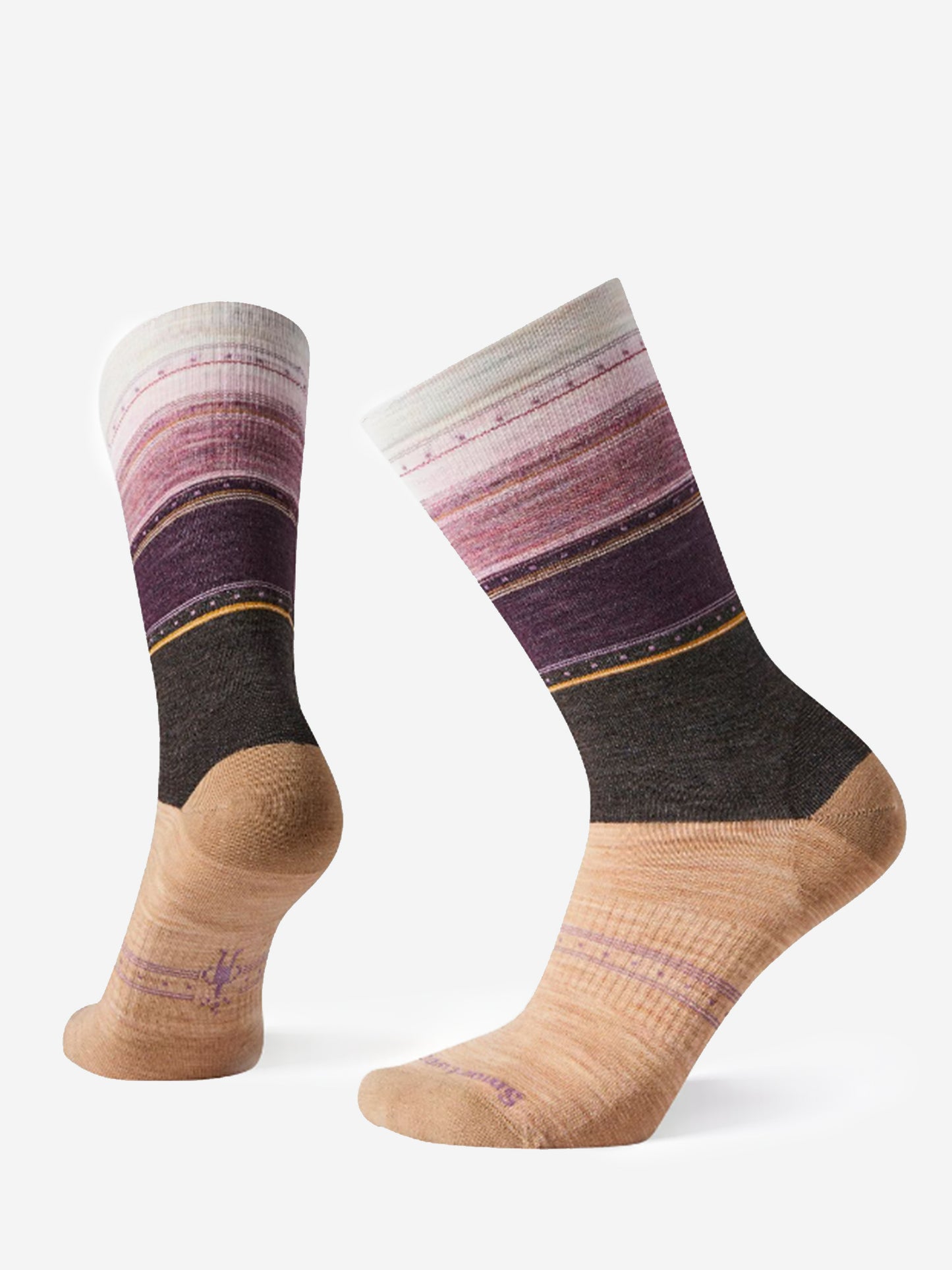 Smartwool Women's Sulawesi Stripe Crew Sock - Saint Bernard