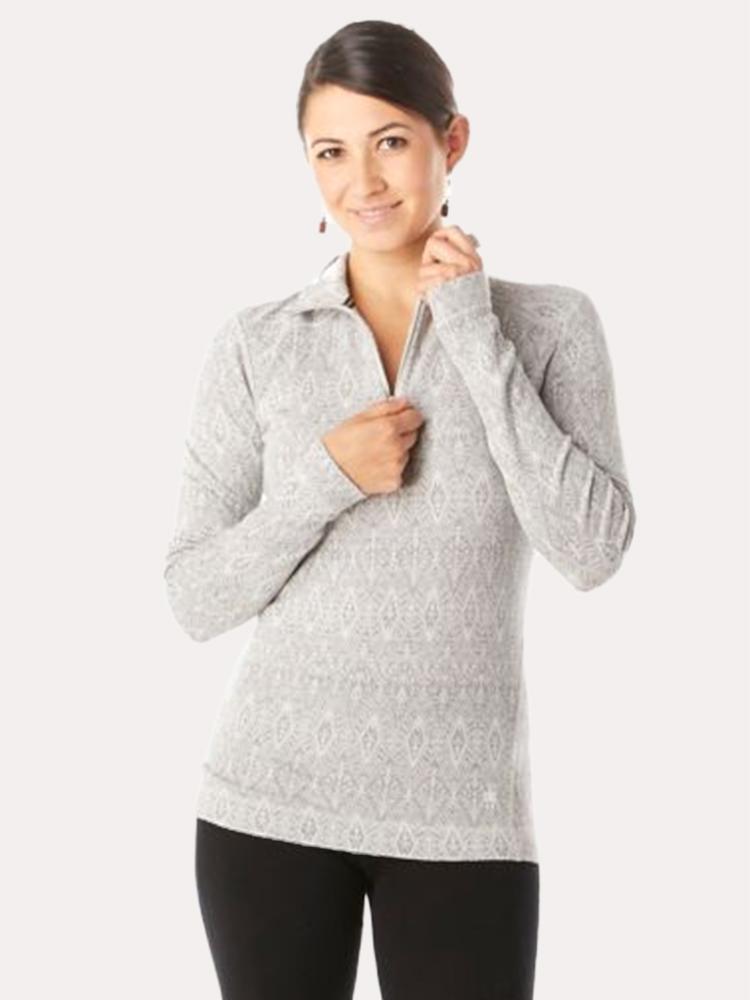 Smartwool Women's NTS Mid 250 Zip Turtleneck - Saint Bernard