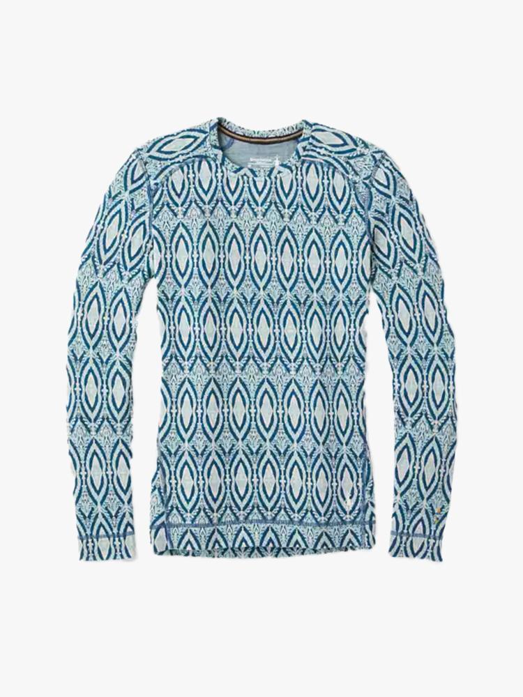 Smartwool Women's Merino 250 Base Layer Pattern Crew - Saint Bernard