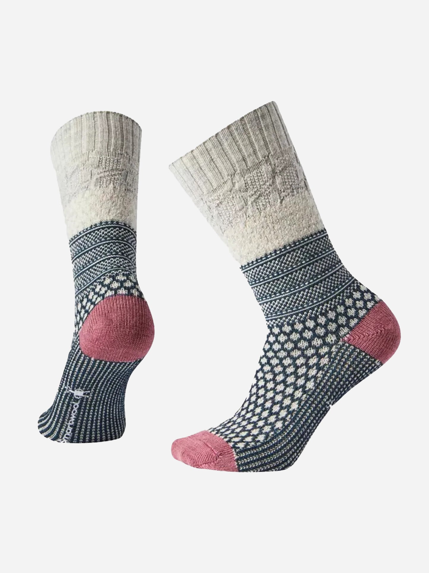 Smartwool Women's Everyday Popcorn Cable Crew Sock - Saint Bernard