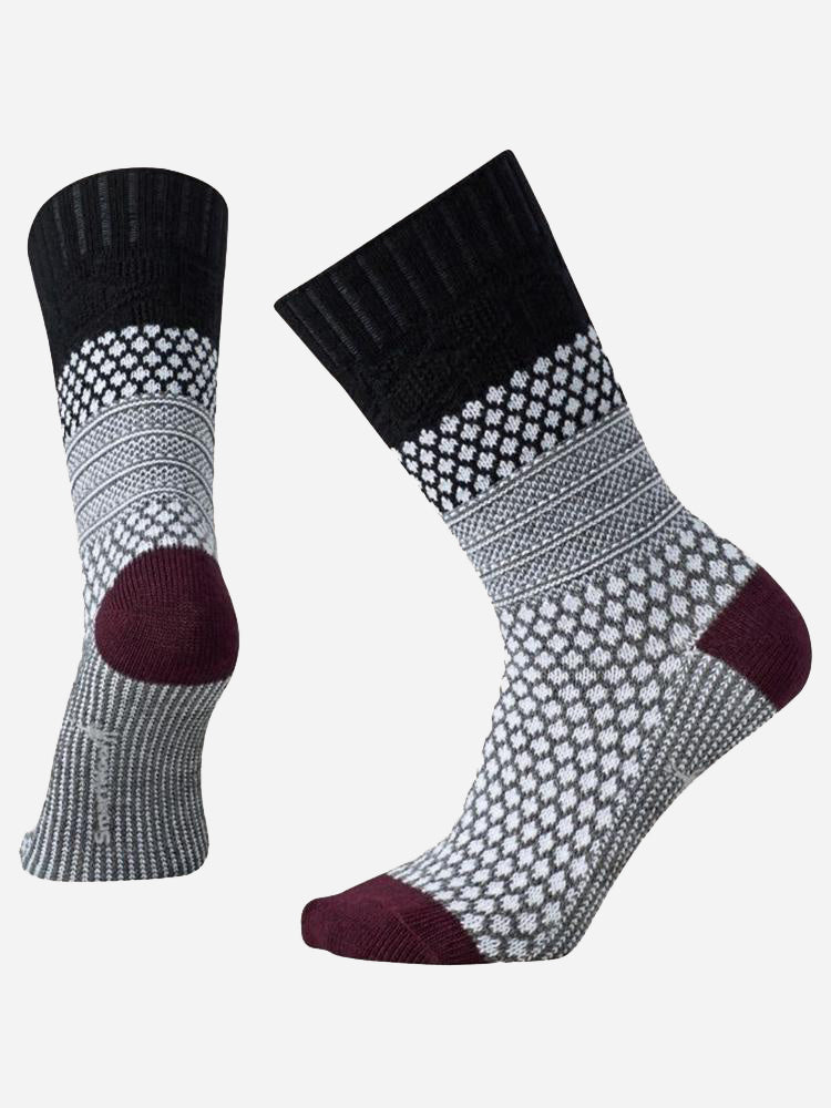 Smartwool Women's Everyday Popcorn Cable Crew Sock - Saint Bernard