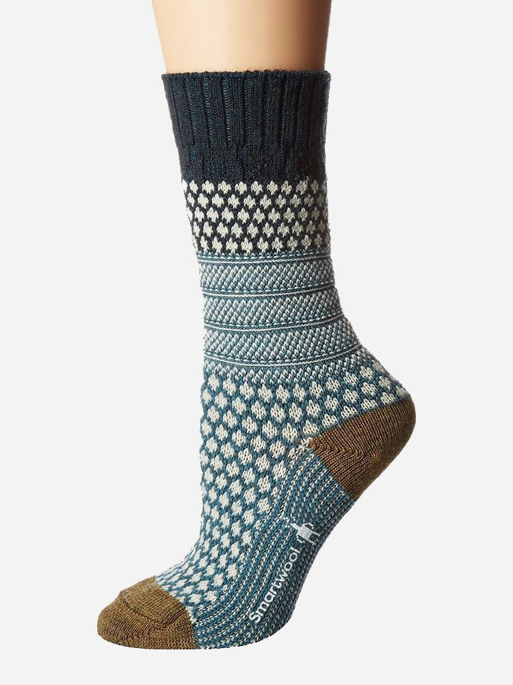 Smartwool Women's Everyday Popcorn Cable Crew Sock - Saint Bernard