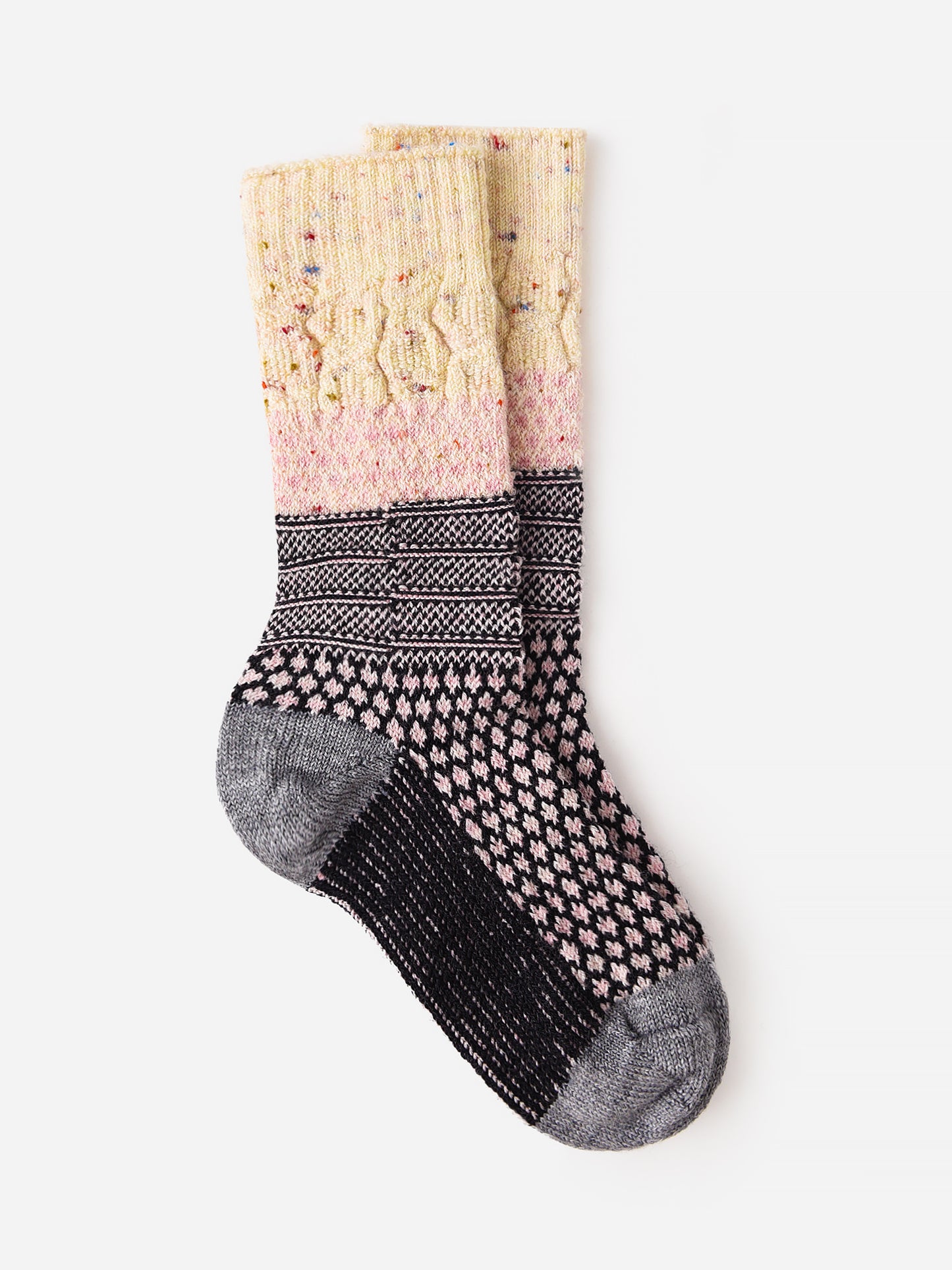 Smartwool Women's Everyday Popcorn Cable Crew Sock - Saint Bernard