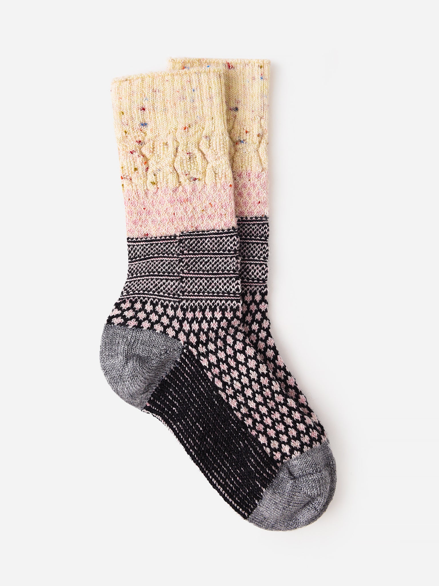 Smartwool Women's Everyday Popcorn Cable Crew Sock - Saint Bernard