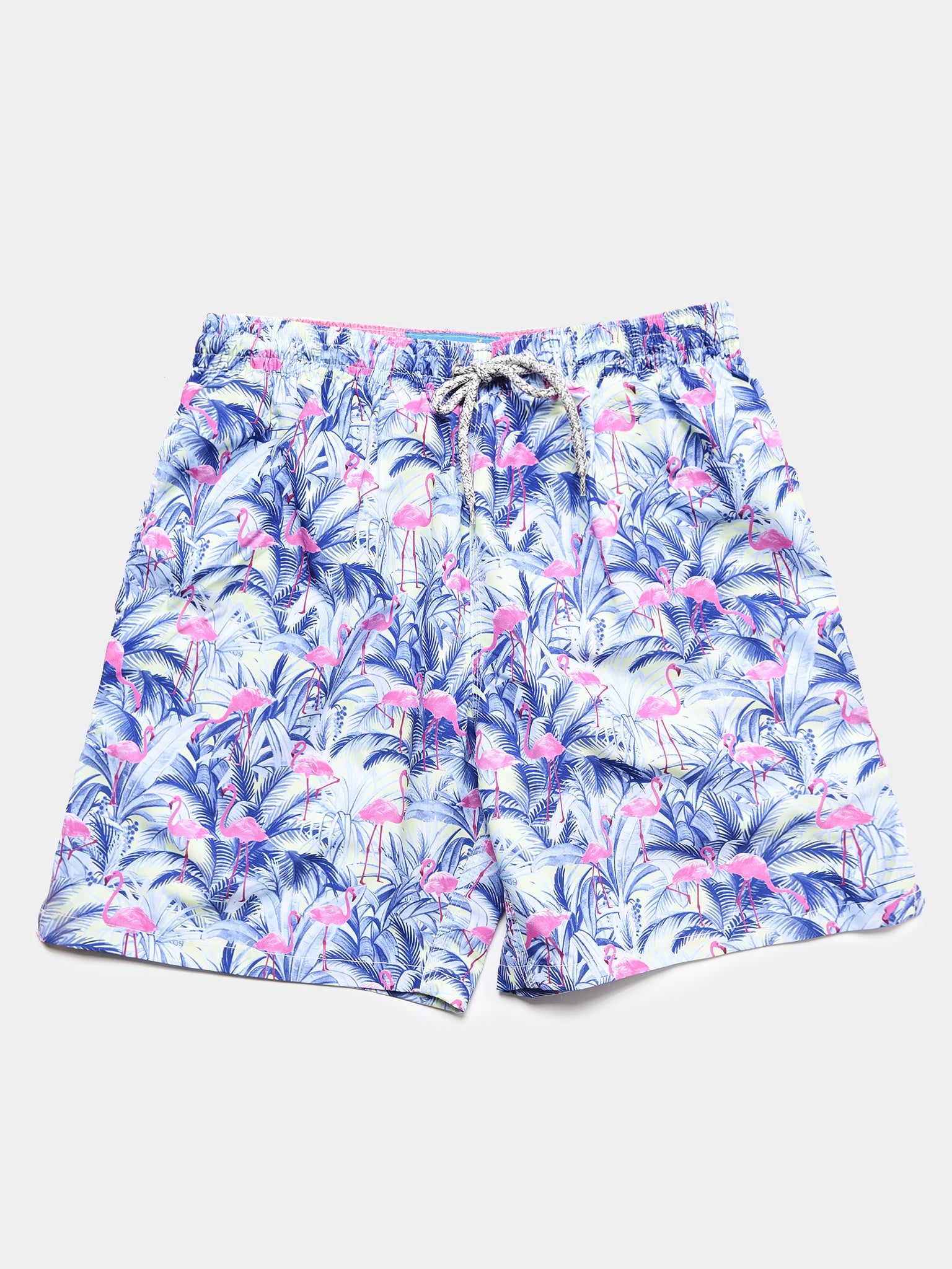Michaels Swimswear Men's Flamingoes Swim Trunk - Saint Bernard