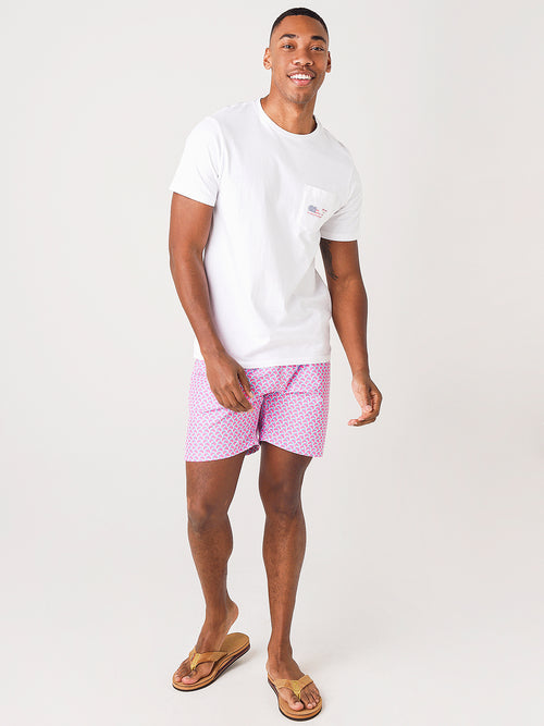 Michaels Swimwear Men's Swirl Print Swim Trunk