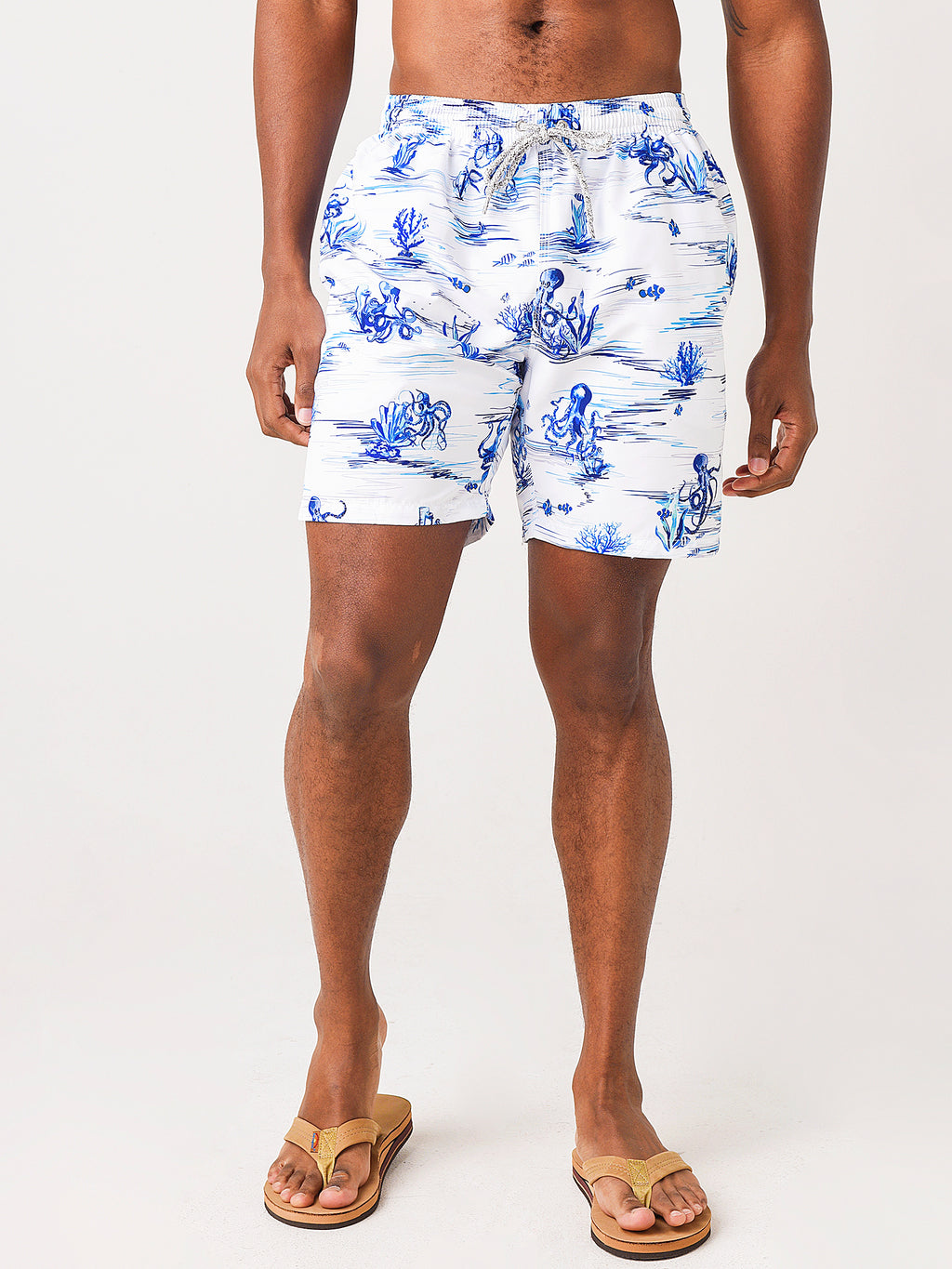 Michaels Swimwear Men's Octopi Swim Trunk - Saint Bernard