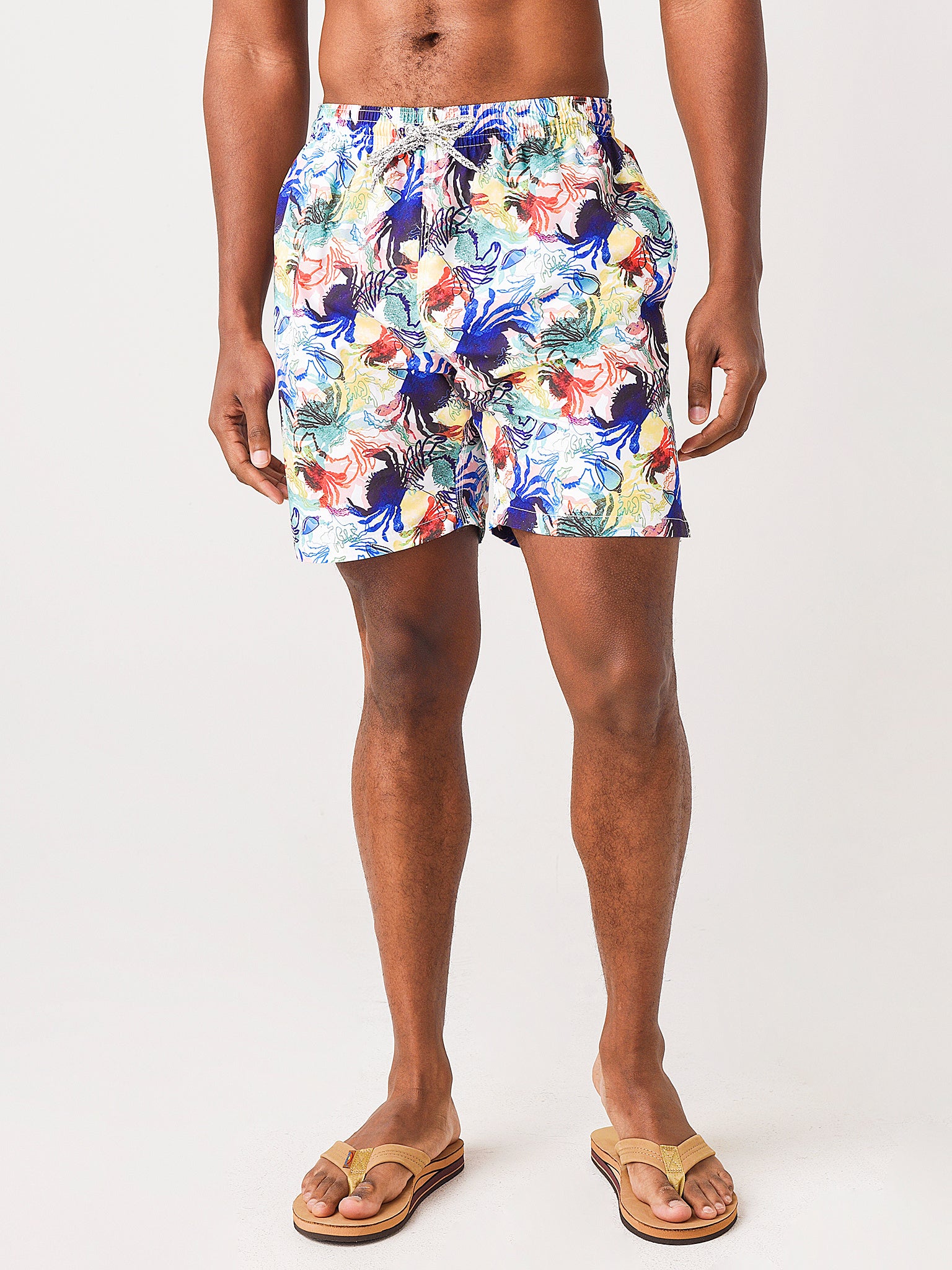 Michaels Swimwear Men's Crabs Swim Trunk - Saint Bernard