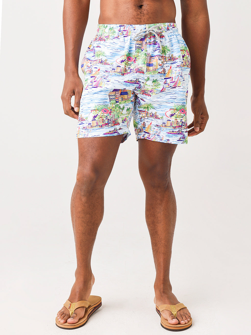Michaels Swimwear Men's Island Living Swim Trunk - Saint Bernard