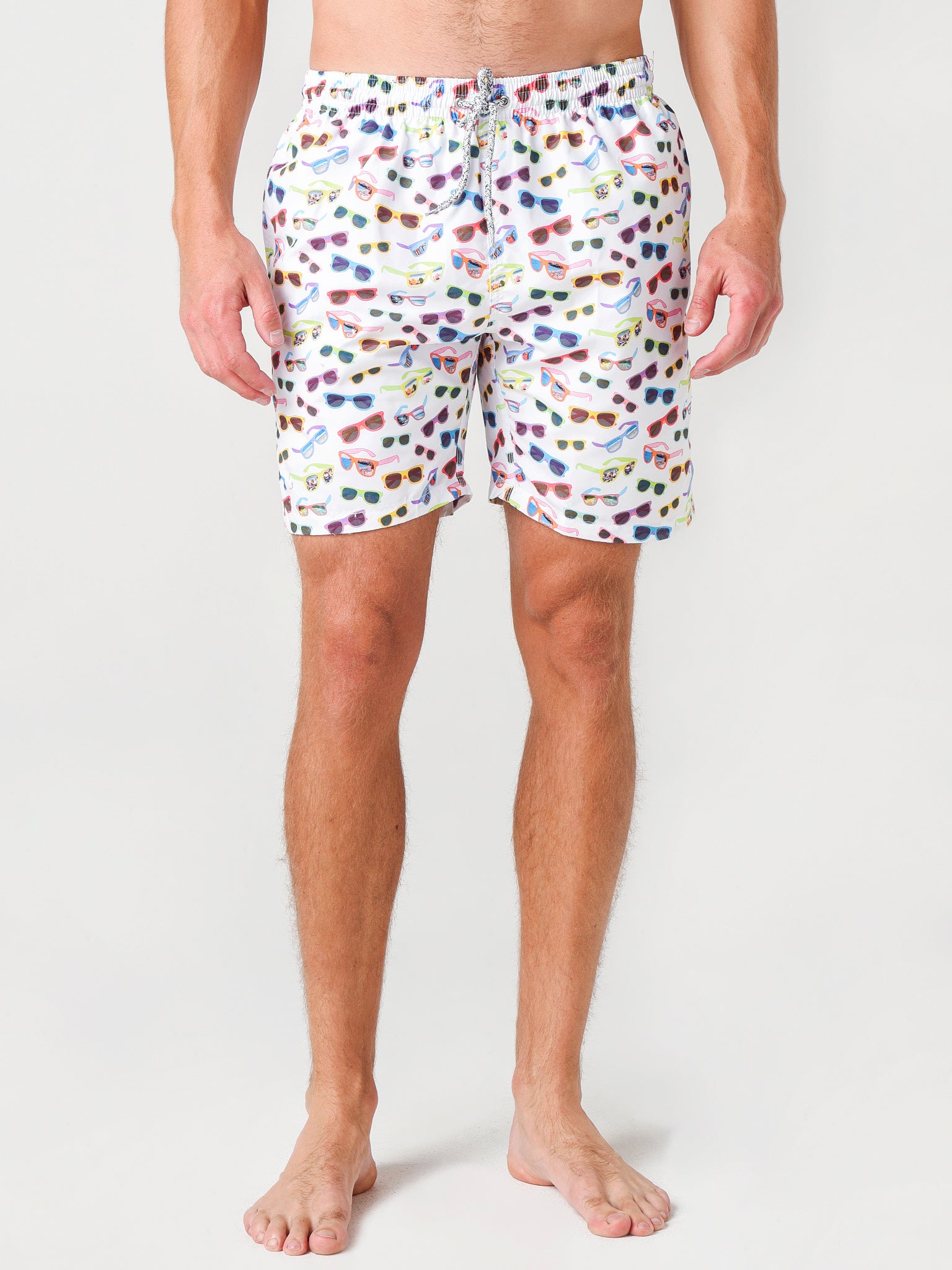 Michaels Swimwear Men's Sunglasses Swim Trunk with Cyclist Liner - Saint Bernard