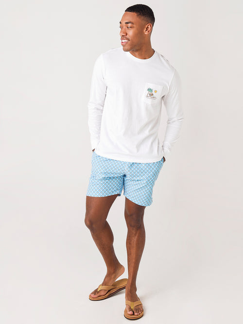 Michaels Swimwear Men's Geo Swim Trunk