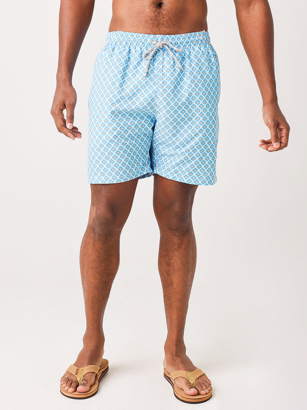 Michaels Swimwear Men's Geo Swim Trunk - Saint Bernard