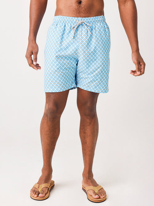 Michaels Swimwear Men's Geo Swim Trunk