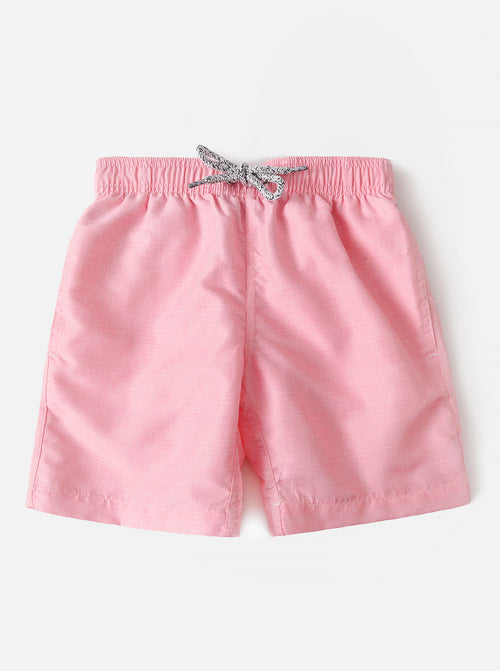 Michaels Swimwear Boy's Linen Solid Swim Trunk