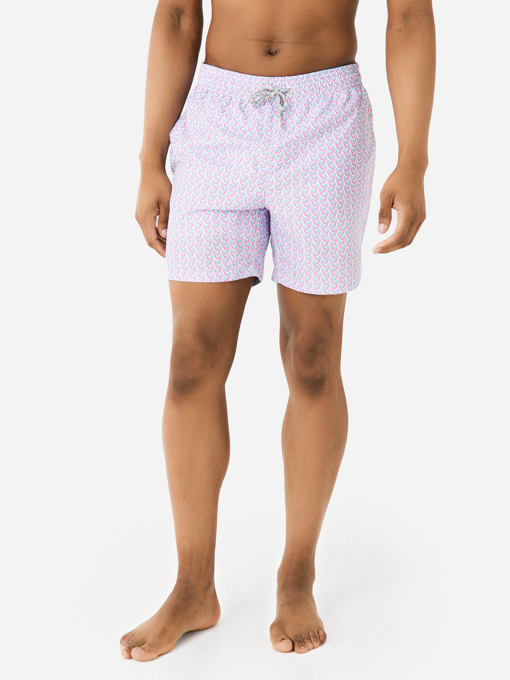 Michaels Swimwear Men's Swirl Print Swim Trunk - Saint Bernard