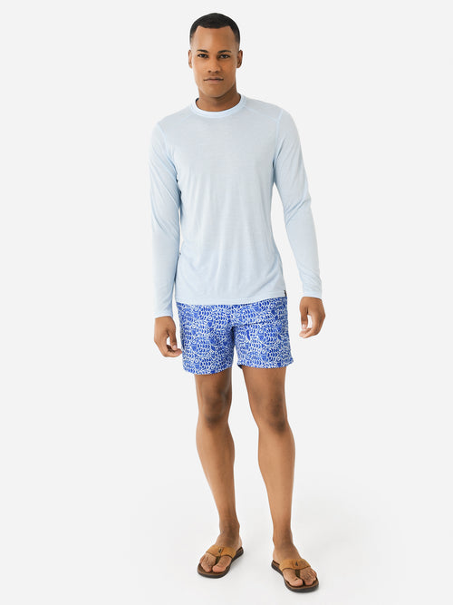 Michaels Swimwear Men's Abstract Fish Swim Trunk