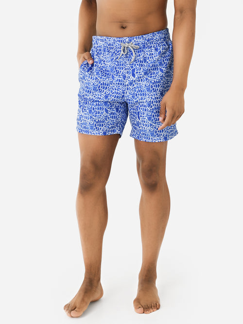 Michaels Swimwear Men's Abstract Fish Swim Trunk