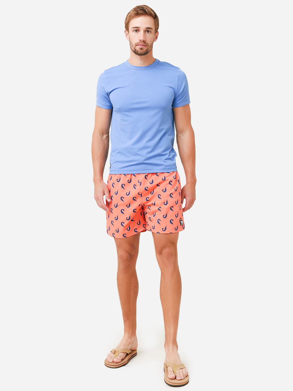 S/S RASH TOP MENxMARINEBLUE-alt1