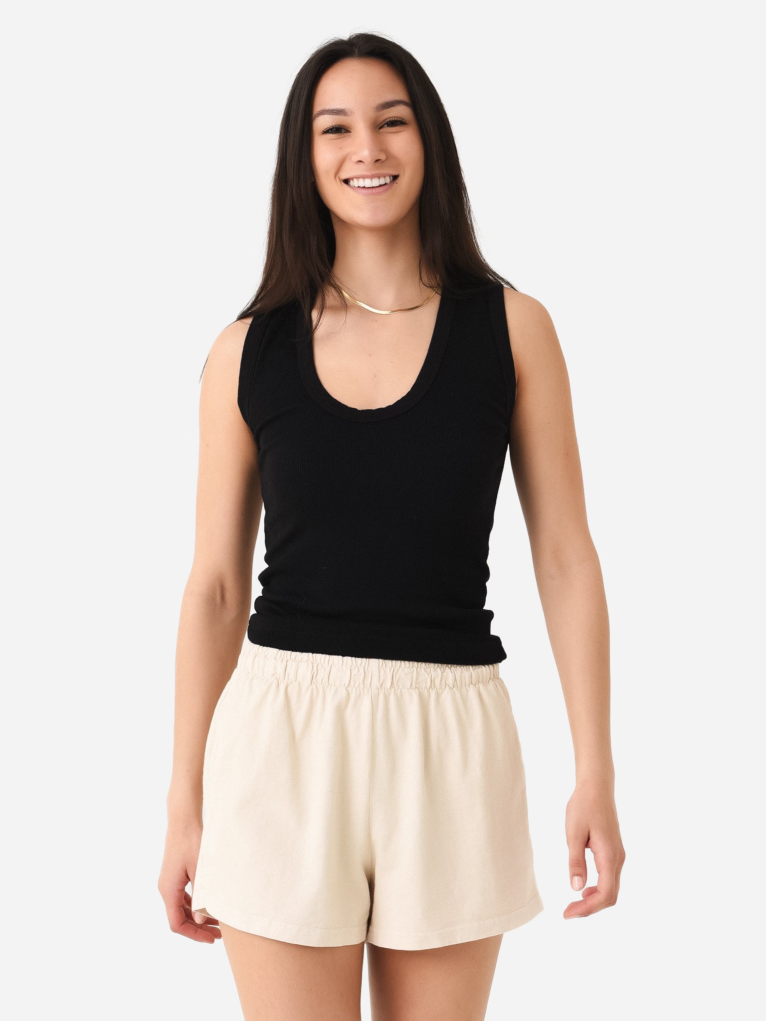 Perfect White Tee Women's Jordan Ribbed Tank - Saint Bernard