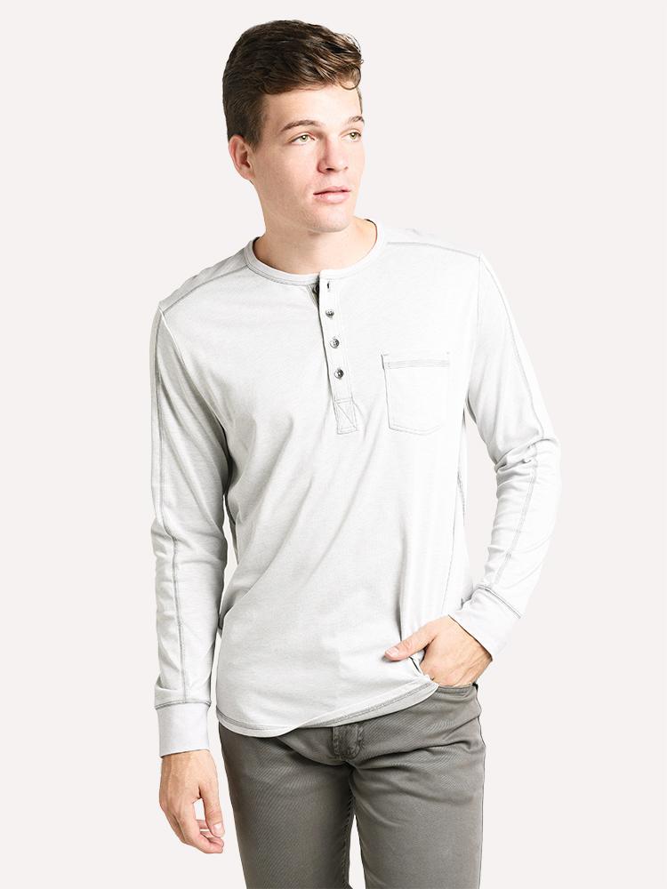 Tommy Bahama Men's San Jacinto IslandZone Henley Shirt - Saint Bernard