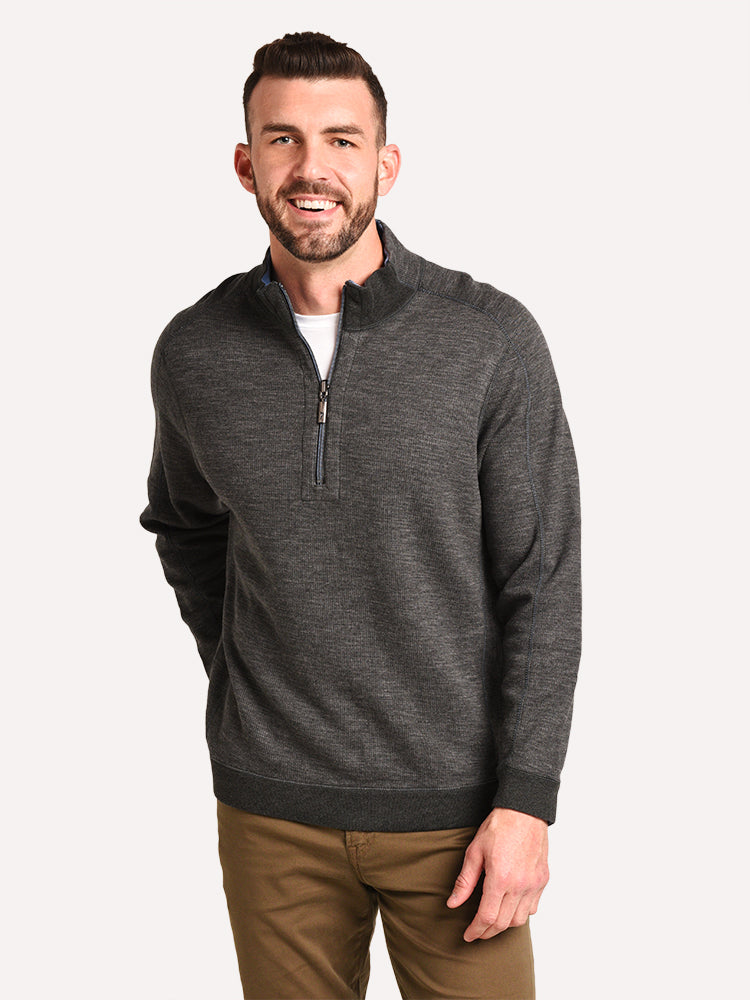 Tommy Bahama Men's Flipsider Half-Zip Jacket - Saint Bernard